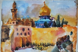 Israel Aquarell