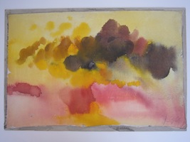 Wolken Aquarell